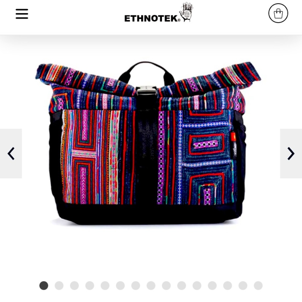Ethnotek laptop sling bag